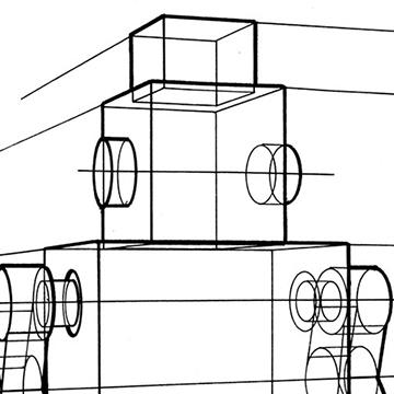 Student project work, simple robot design